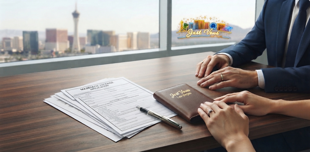 The $102 Las Vegas marriage license fee